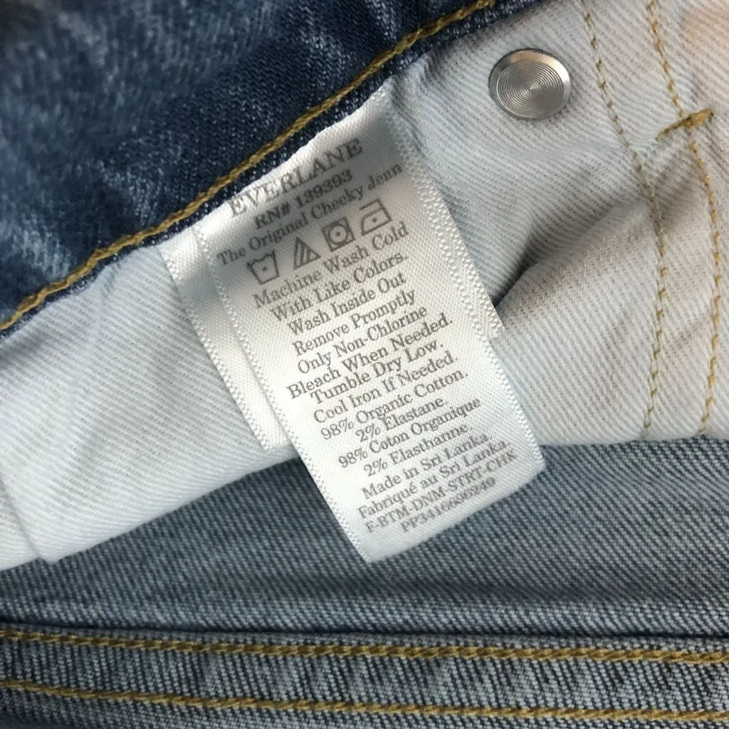 Everlane Womens Jeans The Original Cheeky Jean 30 Crop - Image 4