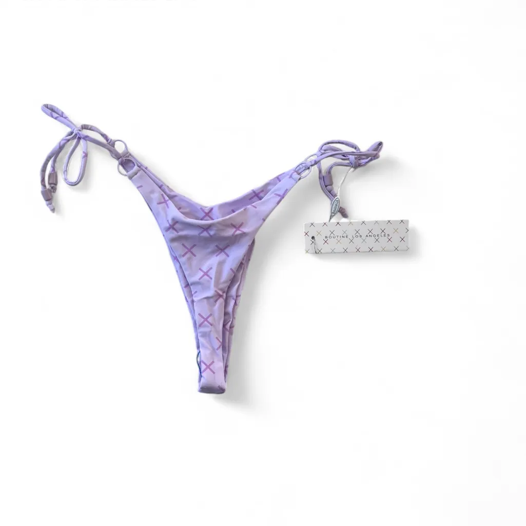 Boutine LA LOGO PRINT COLLECTION Ring Style Botton Large Lavender Purple - Image 2