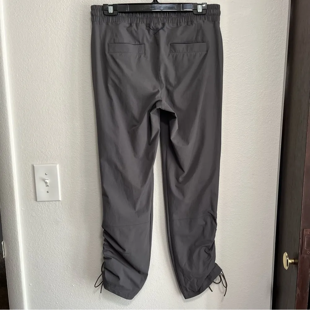 Backcountry Women’s Outdoor Hiking Pants Gray Elastic Waist Ruched Size Medium - Image 2