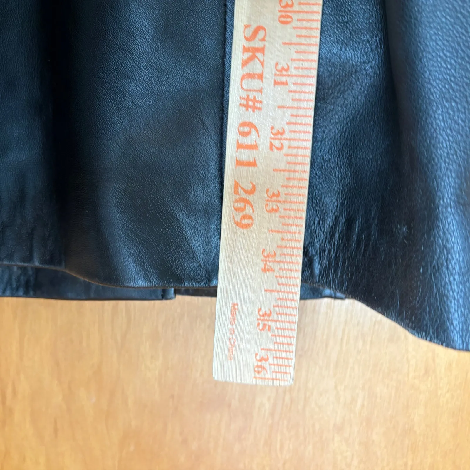 Wilson Leather Black Button Front Jacket Coat Women XL Thinsulate Lined - Image 7