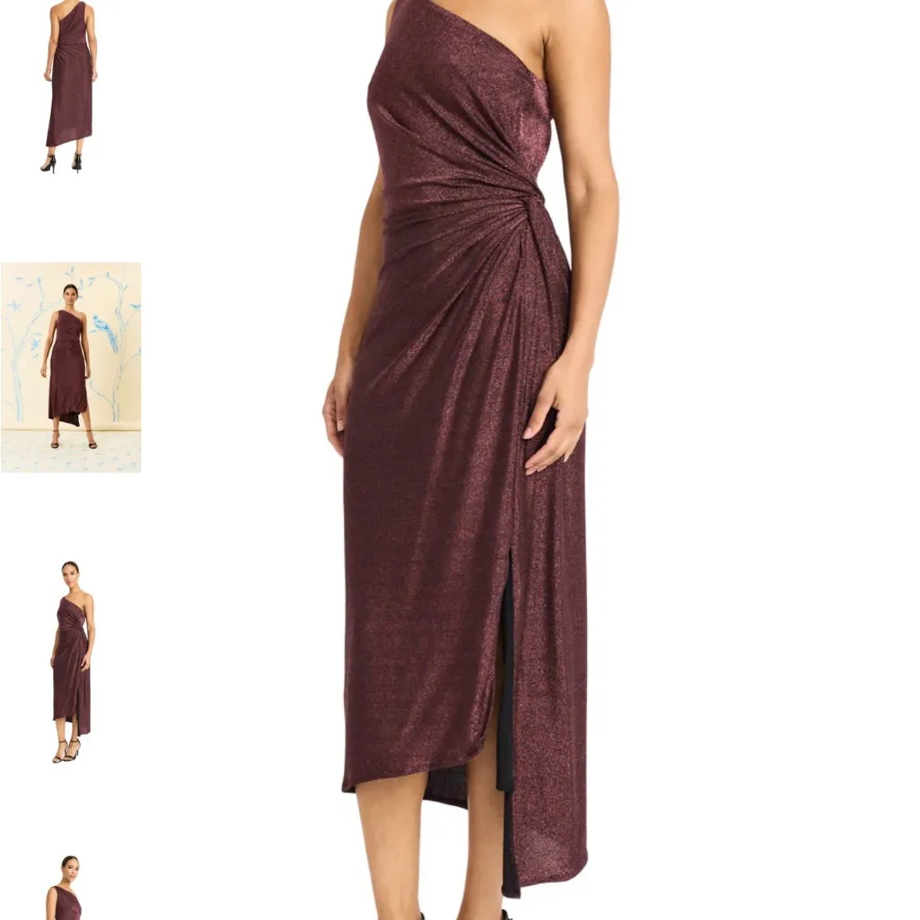 Maggy London Alessia Dusty Pink Midi Dress Size 2 - Image 2