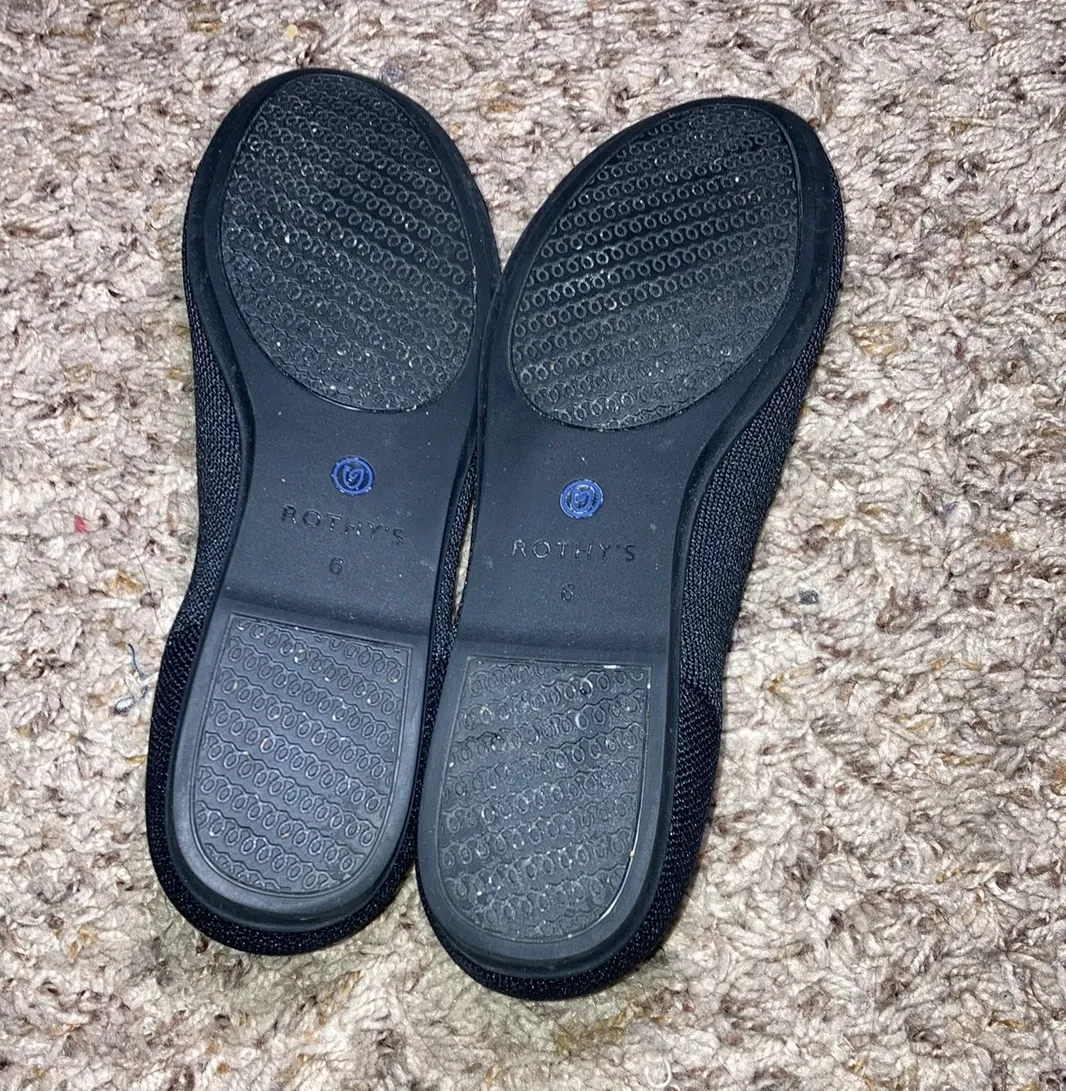 Rothy's Black Round Toe  Flats - Image 10