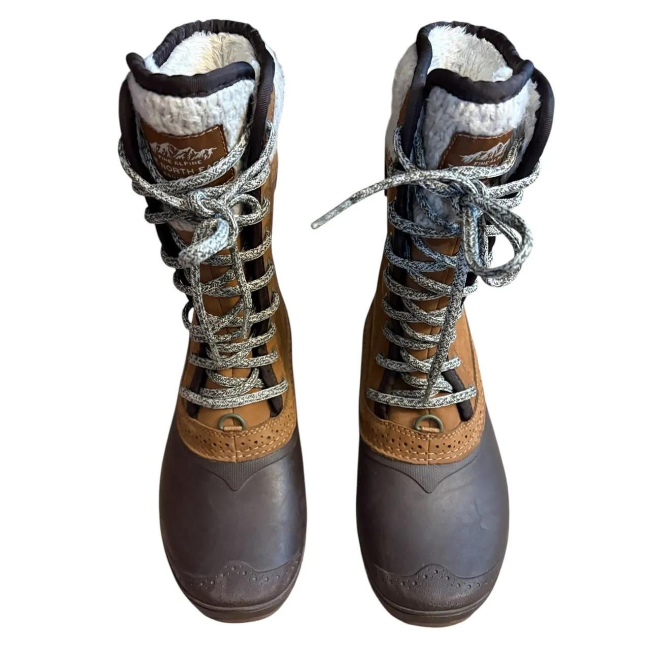 The North Face Shellista II Daschund Brown Waterproof Winter Boots Size 5.5 - Image 3