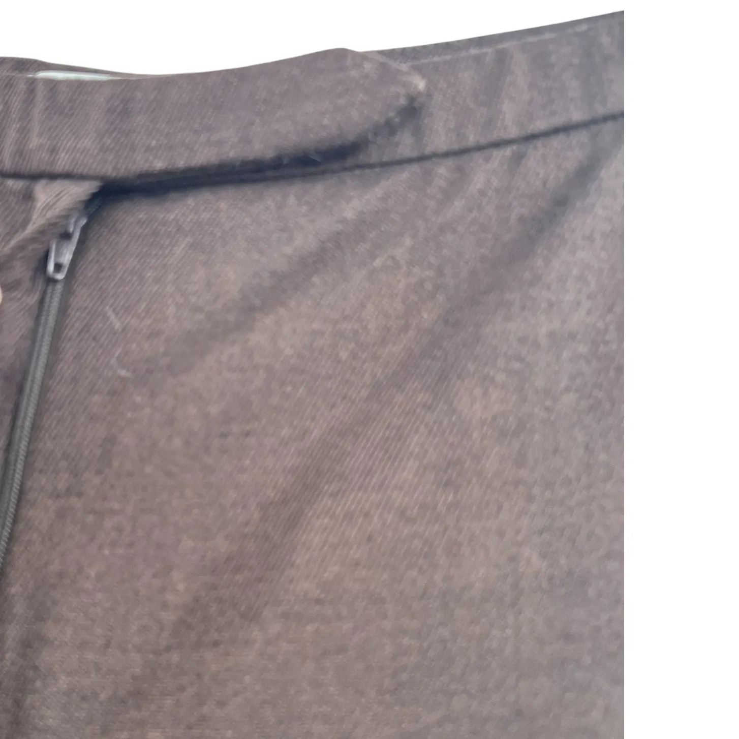 MaxMara Trouser Dress Pants Wool Back Zip Pockets Brown Size US 4 - Image 4