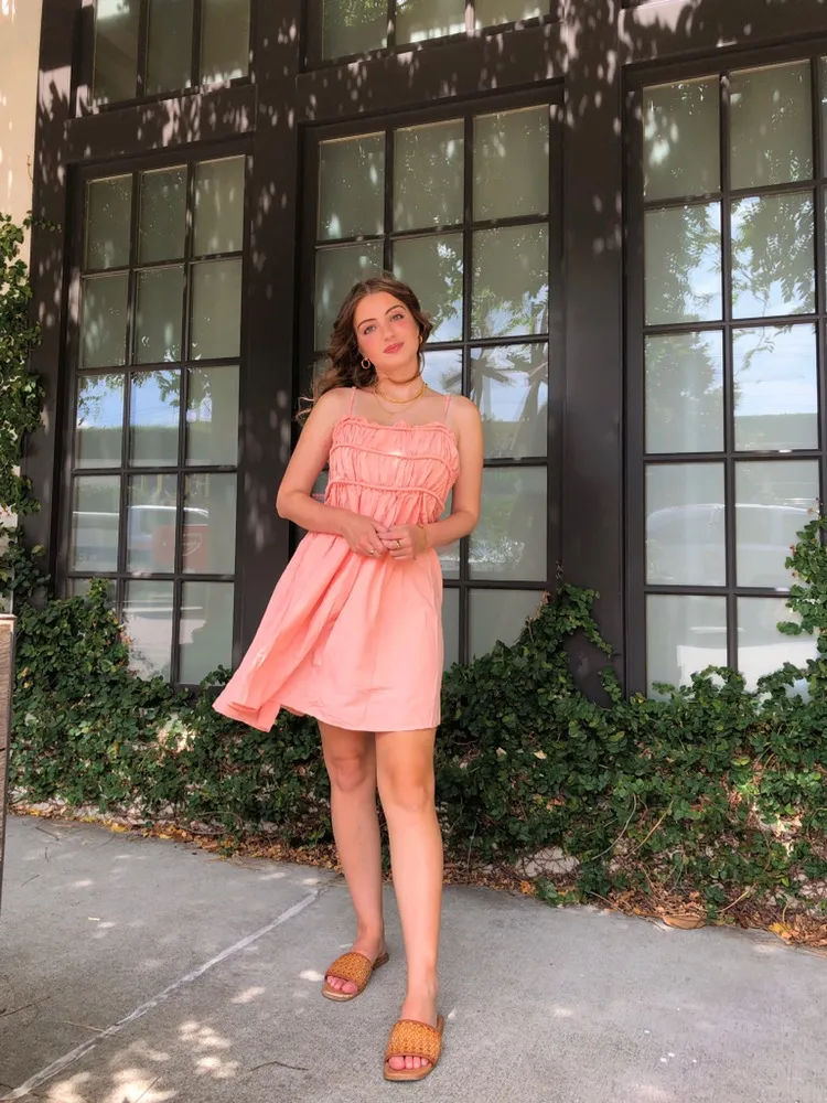 Amazon NWT Spaghetti Strap Pink Sundress - Image 2