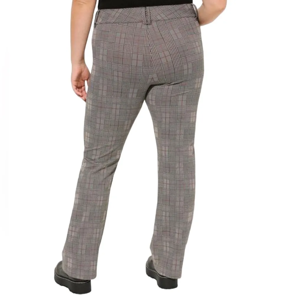 Size 16: Torrid Trouser Boot Studio Double Knit High Rise Plaid Pant - Image 2