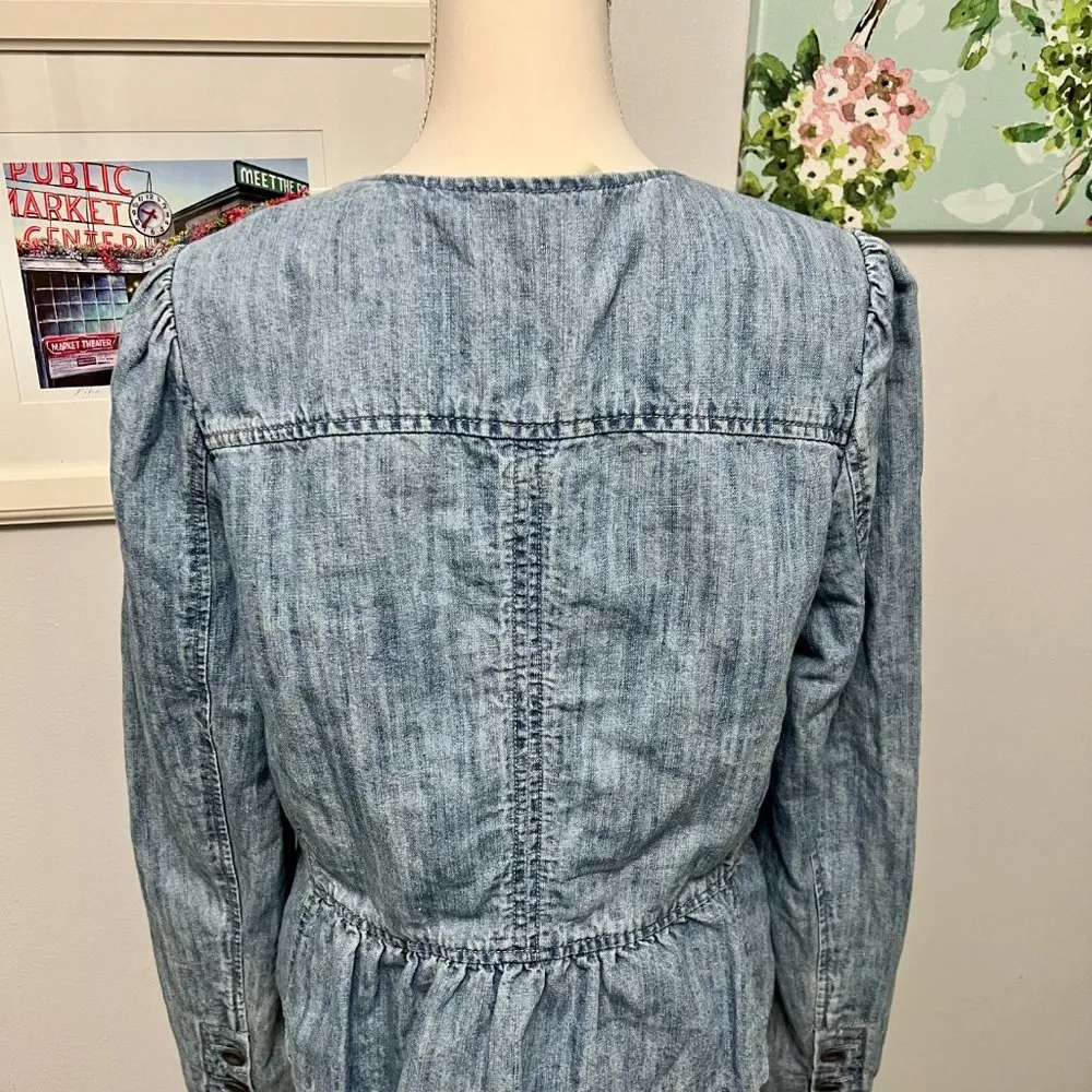 JUICY COUTURE Y2K Denim Jacket Size XL - Image 5