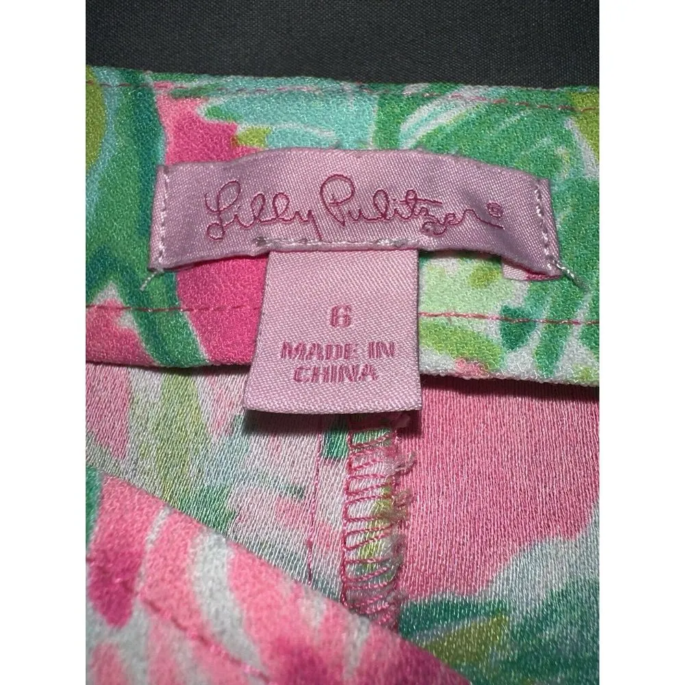 Lilly Pulitzer Women's Sz 6 Tax‎ Berry Catty Shack Cassia Skort Skirt Shorts - Image 7