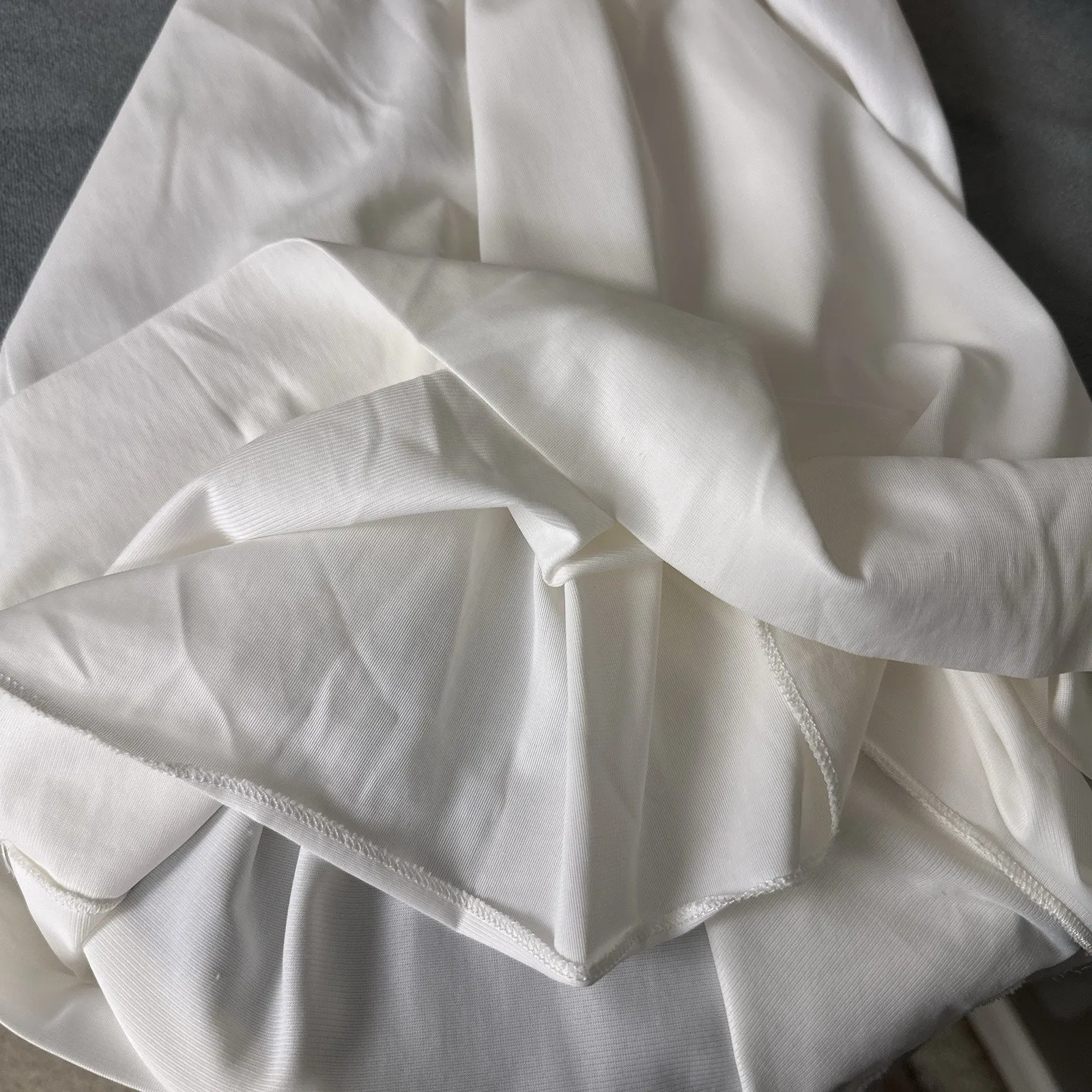 Vintage Sears Half Slip Medium Tall Fortel Modesty Panel White Pillow Tab 70s - Image 6