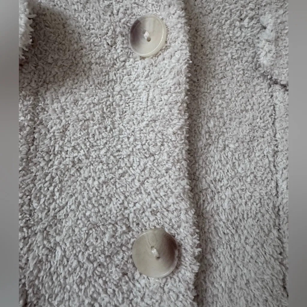 William Rast, Size M, Cozy White Button-Up Fleece shacket - Image 4