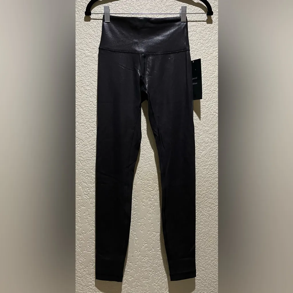 Lululemon NWT  Wunder Train High Rise Tight 28” Foil Black Size 4 - Image 6