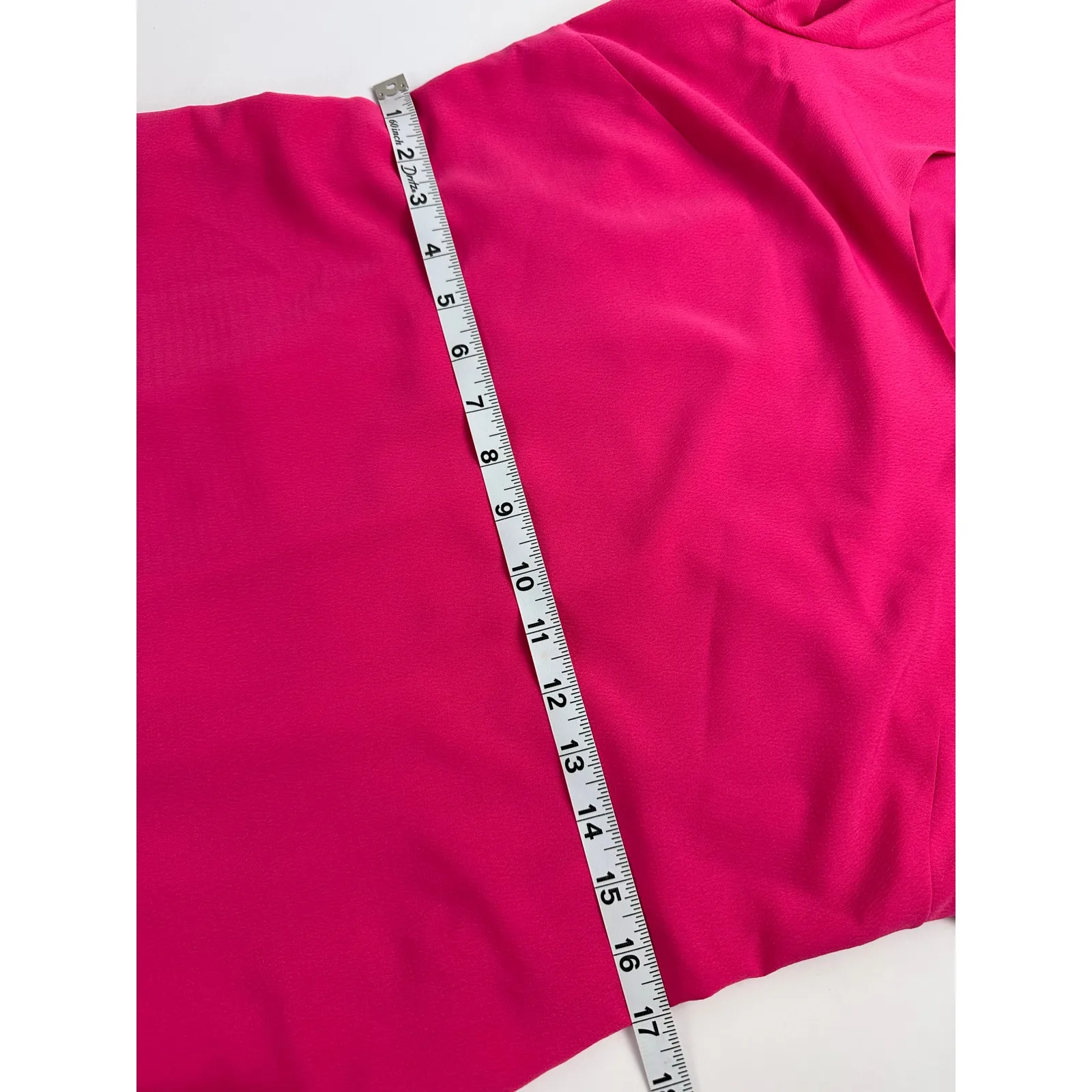 Karl Lagerfeld Paris Size 8 NWT Women's Hot Pink Knee Length Dress Bell Sleeves - Image 8