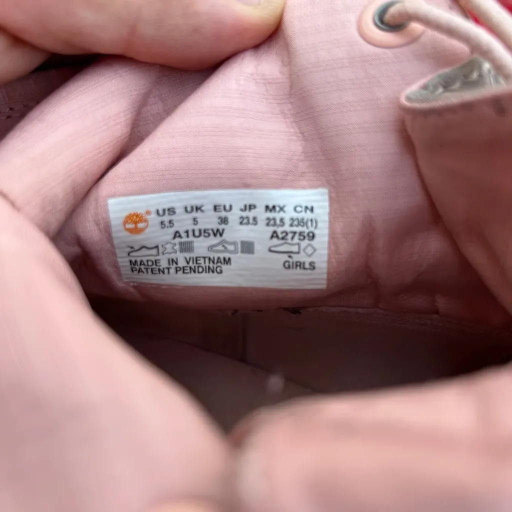 Timberland Mens 6 in Premium Gaiter Boot Size 5.5 Women’s Size 7 - Image 6