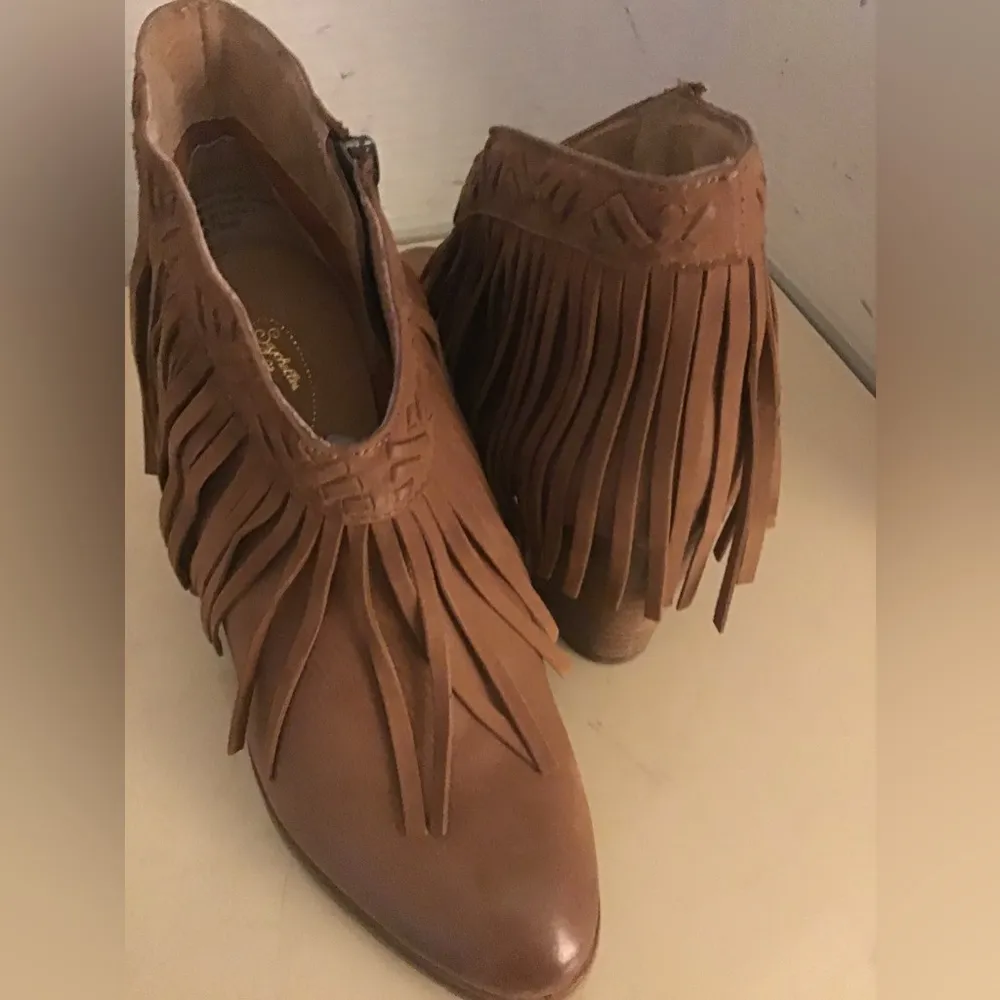 Seychelles women chestnut brown leather world tour boots US 8 - Image 4