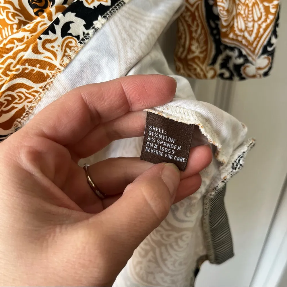 J. Mclaughlin Henely Tunic shirt Size Small Catalina Cloth Yellow Travel - Image 4