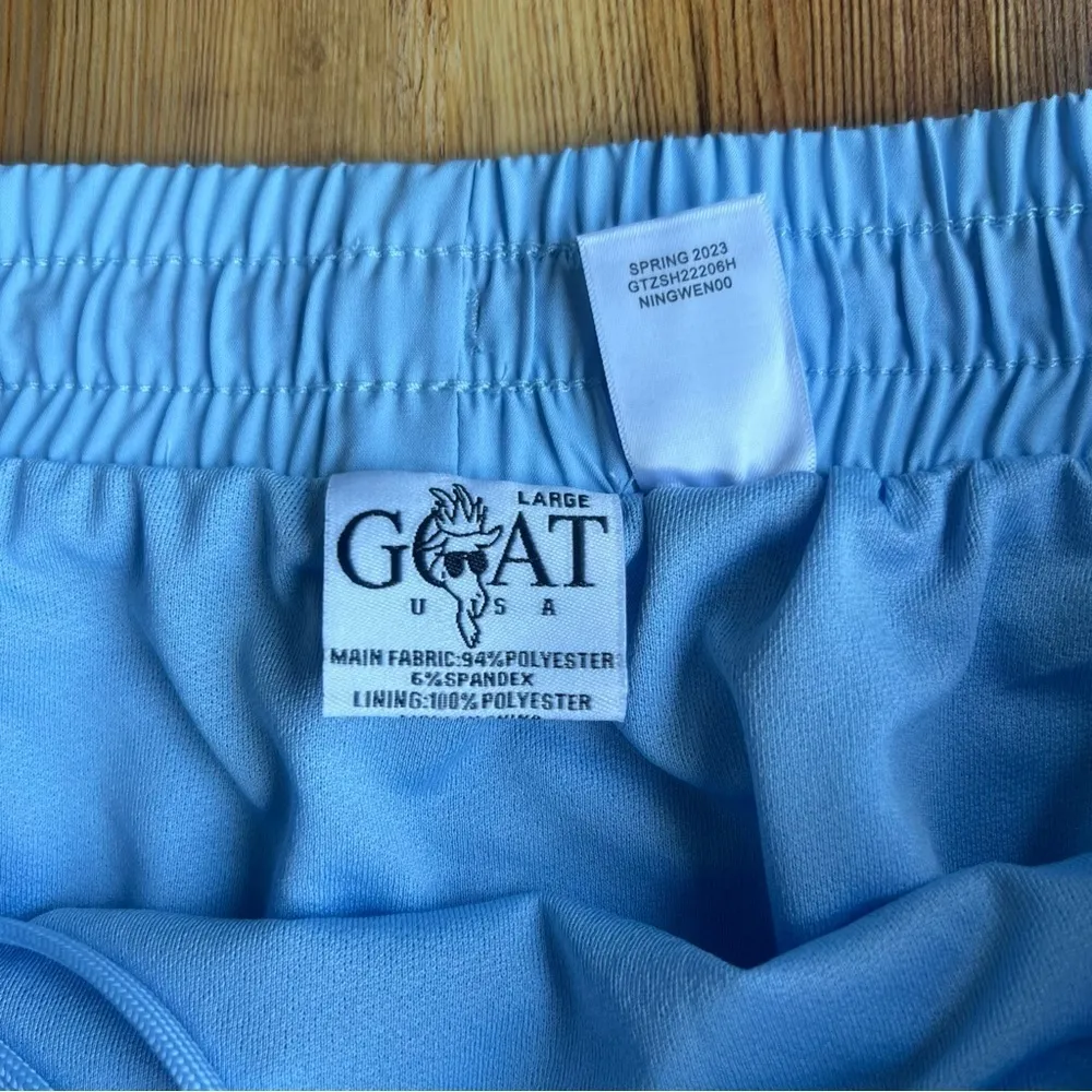 GOAT USA Women's Carolina Blue Athletic Shorts Size L SKU#C24161 Size L - Image 5