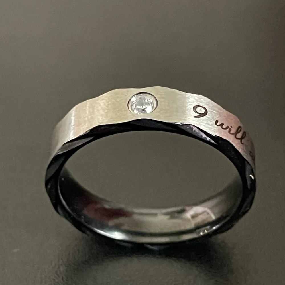 I will always be with you men promise ring size 9 - Image 4