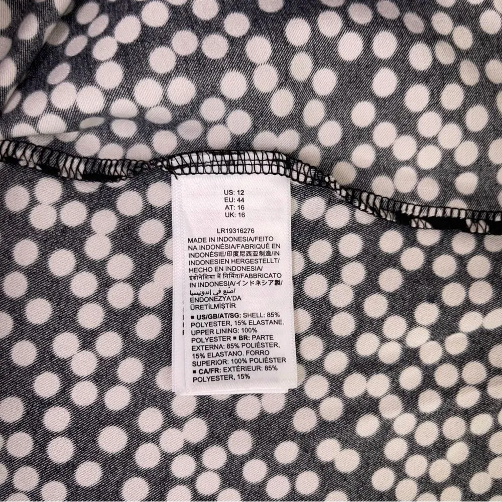 Lark & Ro Florence Dot Print Puff Sleeve Dress with Empire Waist - Image 10