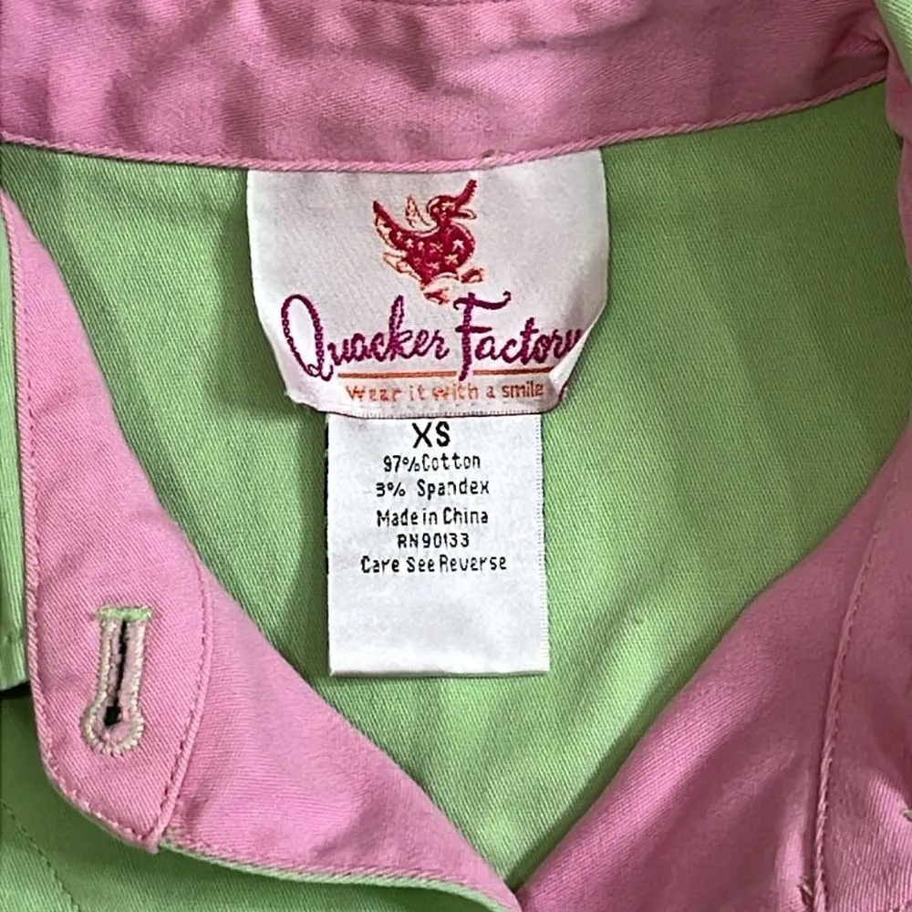 Quacker Factory  Embellished Light Green Jacket Size XS - Image 5