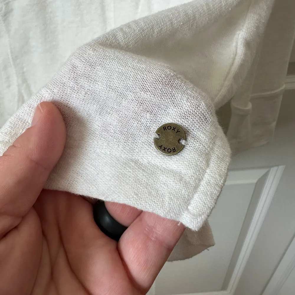 Roxy Destination Surf Pullover Hoody Snow White Size Small - Image 4