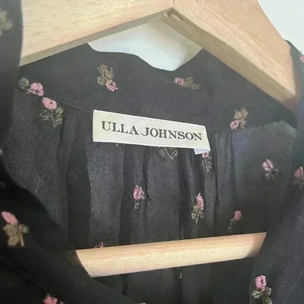 Ulla Johnson Chiffon Long Sleeve Blouse - Image 3