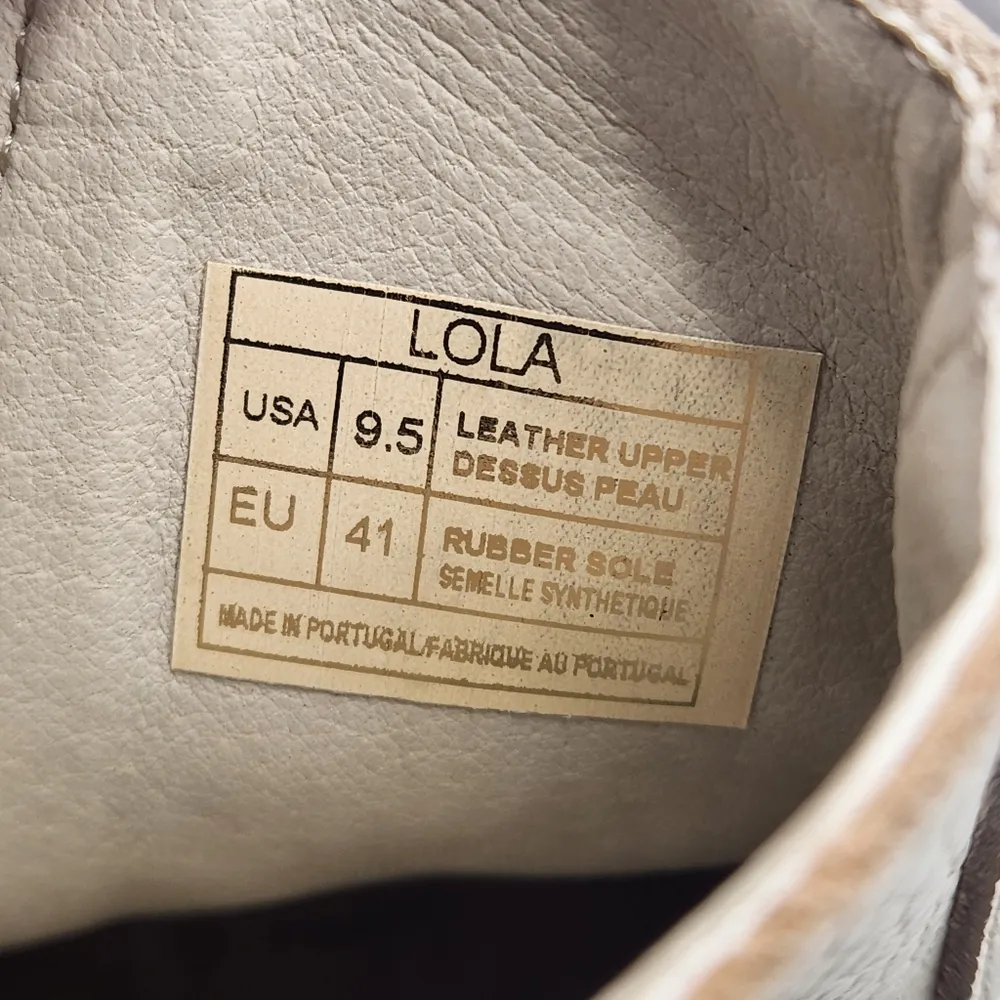 Antonio de Faria Ivory Lola Chelsea Boots with Gold Zipper Sz 9.5 - Image 13