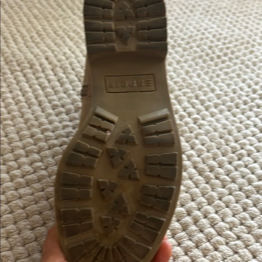 Esprit Tan Ankle Booties with Smooth Leather Finish - Image 6