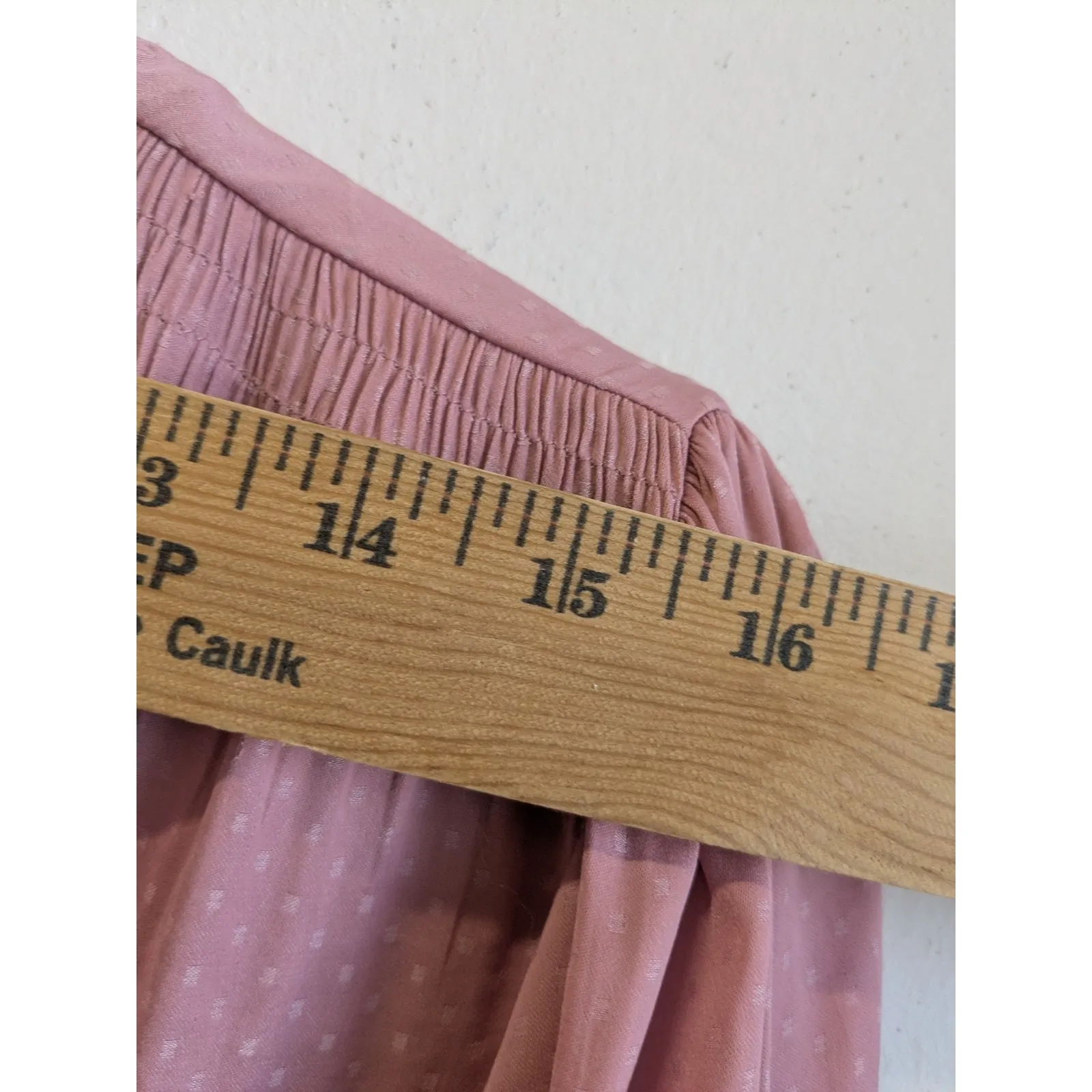 TOPSHOP Women's Mini Dress Short Sleeve V-Neck Tie Back Pink Size 8 - Image 4