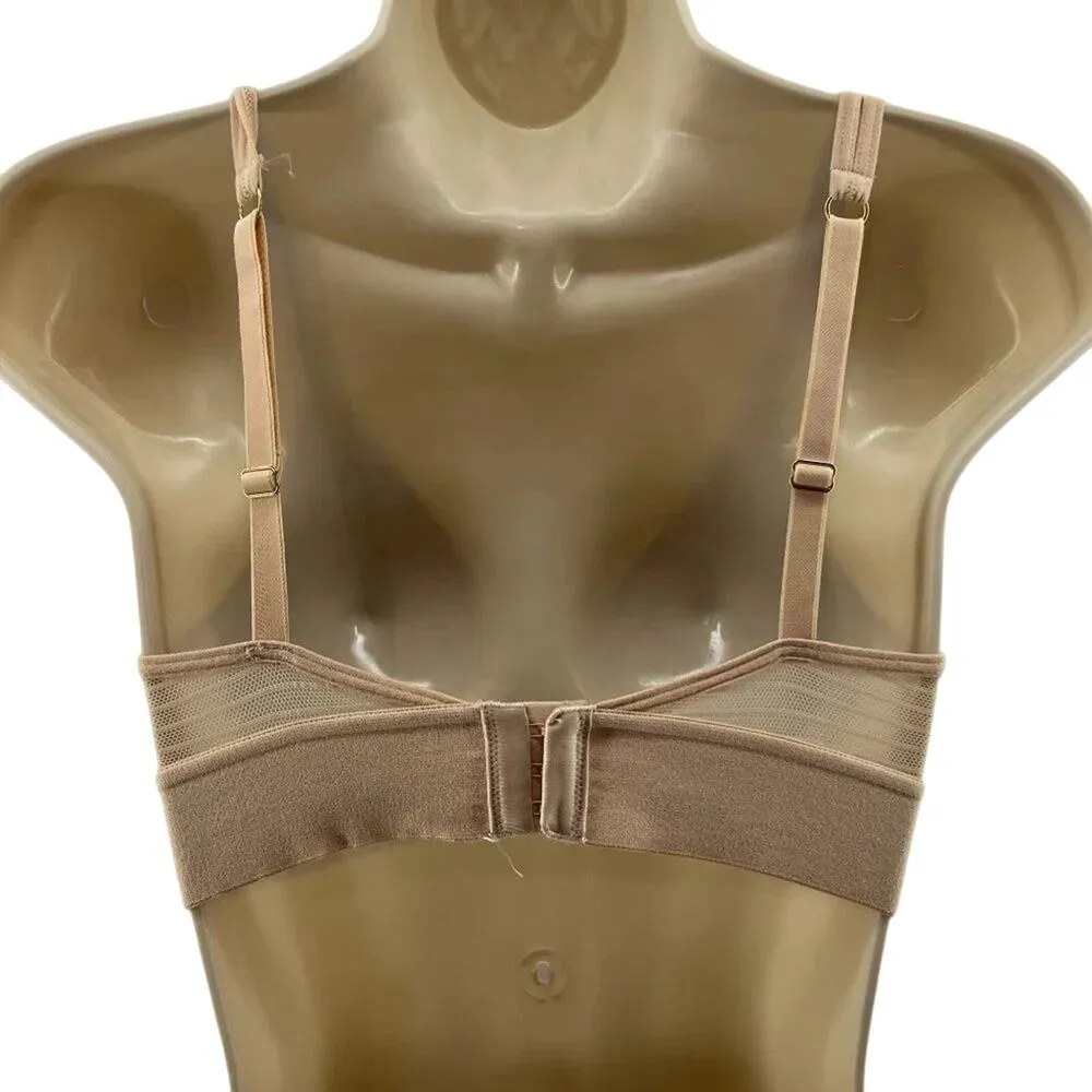 Lively The Stripe Mesh Bralette Toasted Almond Medium Tan - Image 8