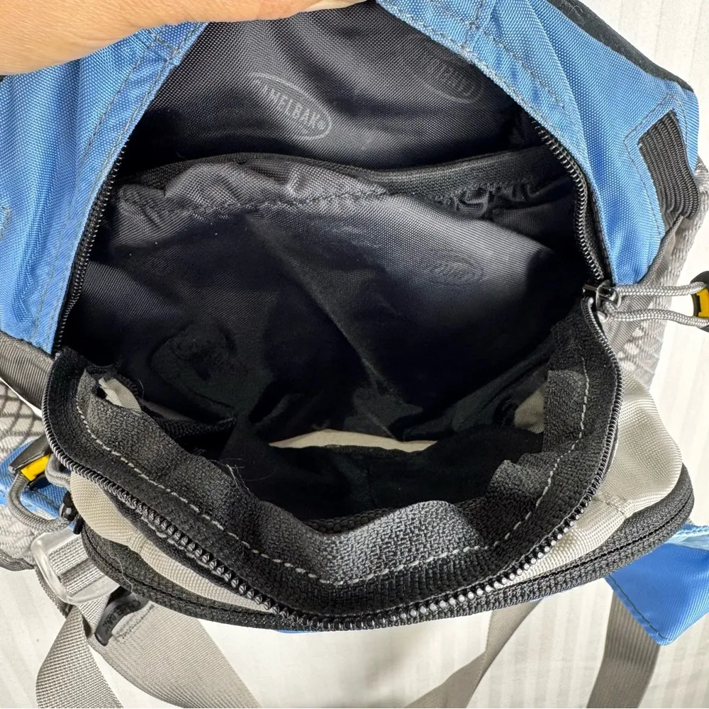 C9 Champion Yoga Duffel Travel Sports Gym Bag Blue Print Black Trim 18” Carryall - Image 6