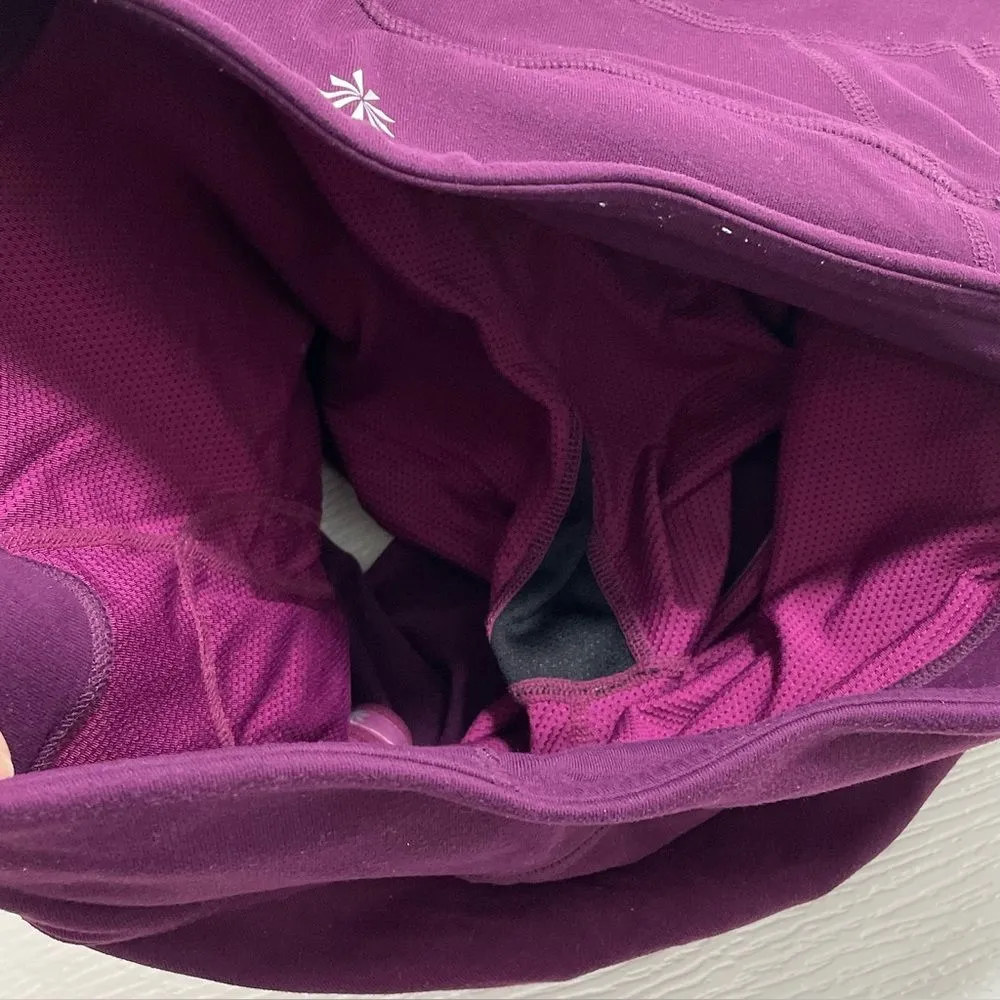 Athleta Oasis Skort with Cargo‎ Pockets Size SMALL Plum Purple - Image 6