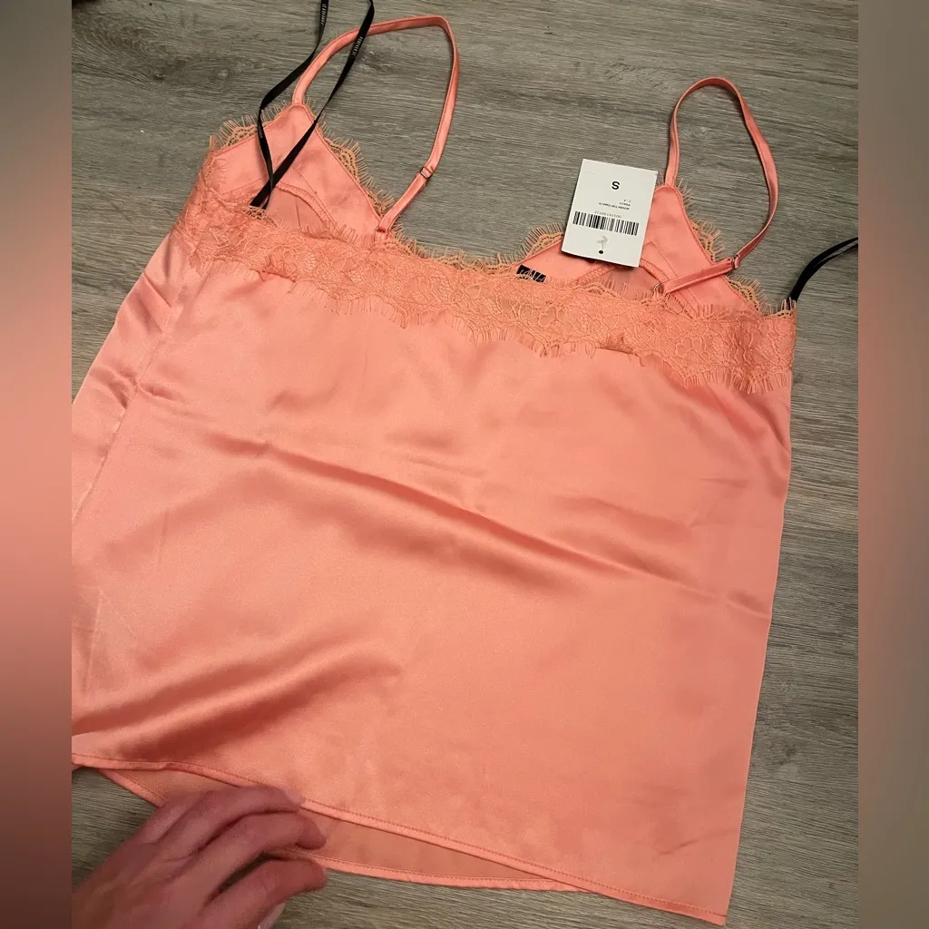 NWT 3 FOREVER 21  LACE SATIN CAMI TOPS S - Image 10