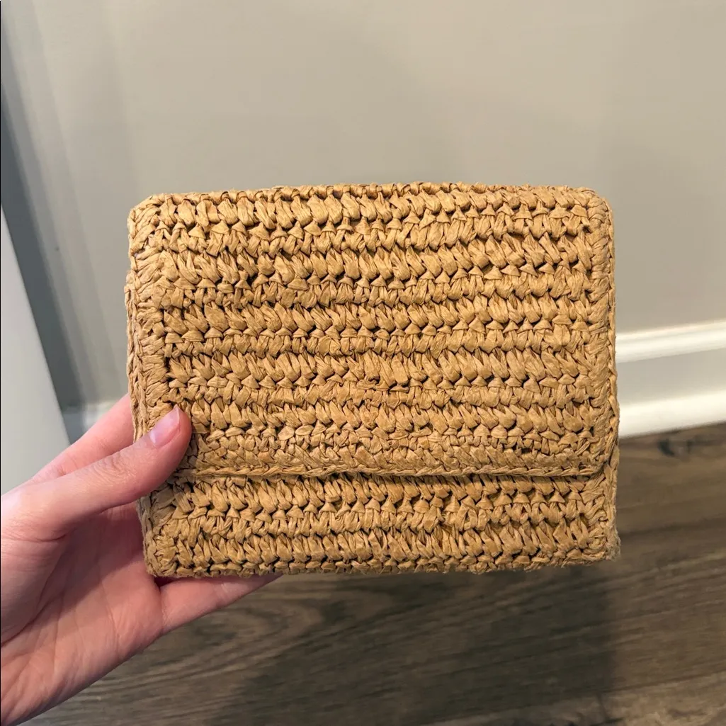 The Atalena Raffia Belt Bag by Paloma Wool MISSING STRAP Tan - Image 2