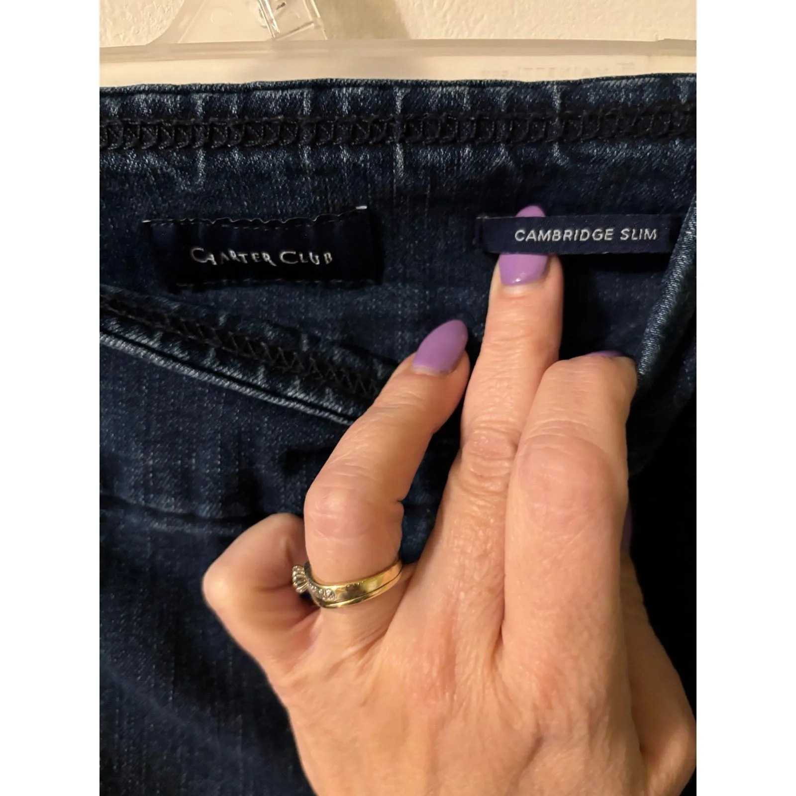 Charter Club Slim fit Pull-on Stretch Jeans size 16 - Image 3