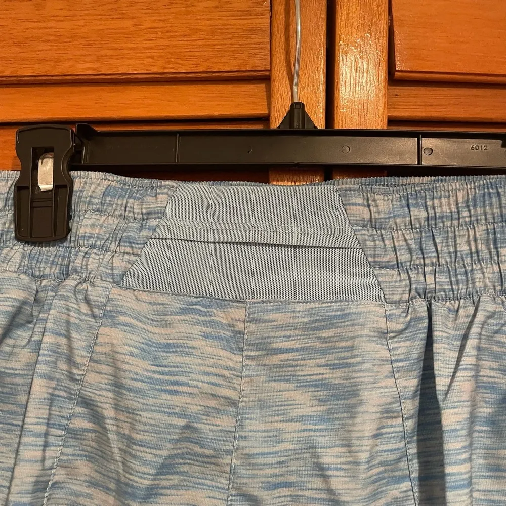 Nike One Dri-Fit Athletic Mid-Rise 3” Brief Lined Blue SpaceDye Shorts Sz S NWT - Image 6