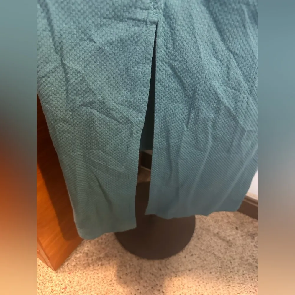 FAHERTY Bay Twist Seersucker Halter Dress Colonial Blue Nordstrom XXL $198 NWT - Image 6