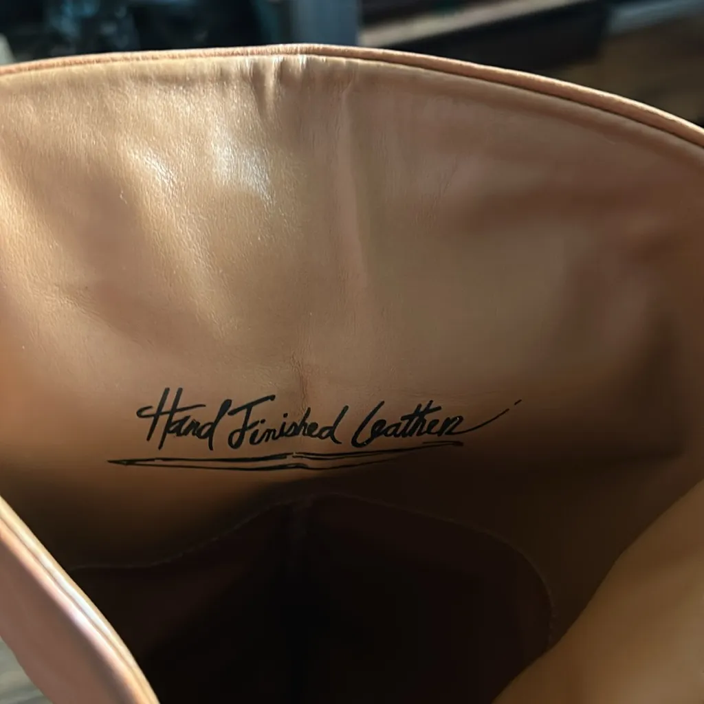 Franco Sarto Battina Hand Finished Leather Boots | Size 6 | Western Riding OTK - Image 9