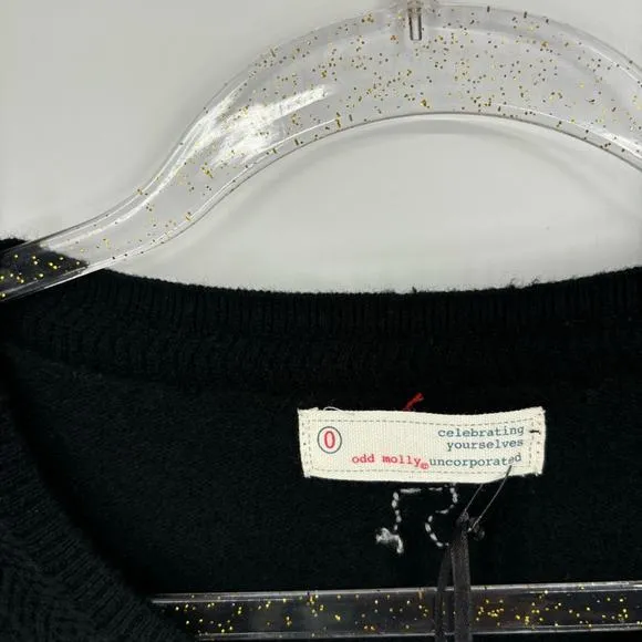 Odd Molly Cashmere Black Dress Size‎ XS Long Sleeve - Image 8