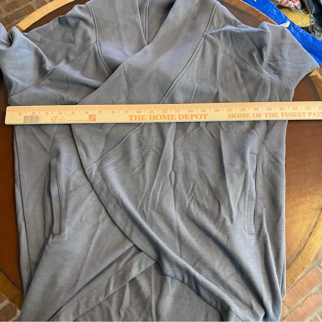 Helmut Lang New York Open Waterfall Drapey heavy‎ Viscose Cardigan size medium - Image 7