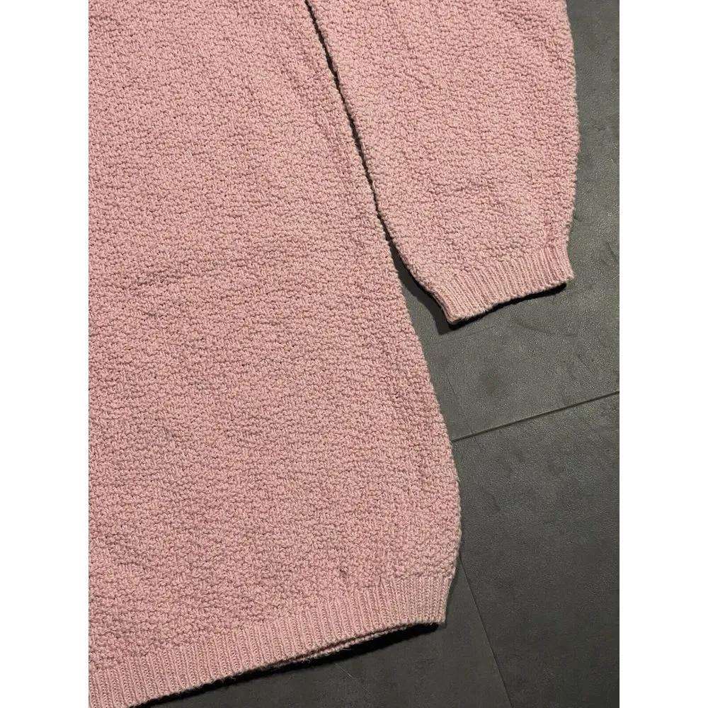 Basic Editions Womens Sweater Pink Size S Long Sleeve Pull Over‎ D - Image 6