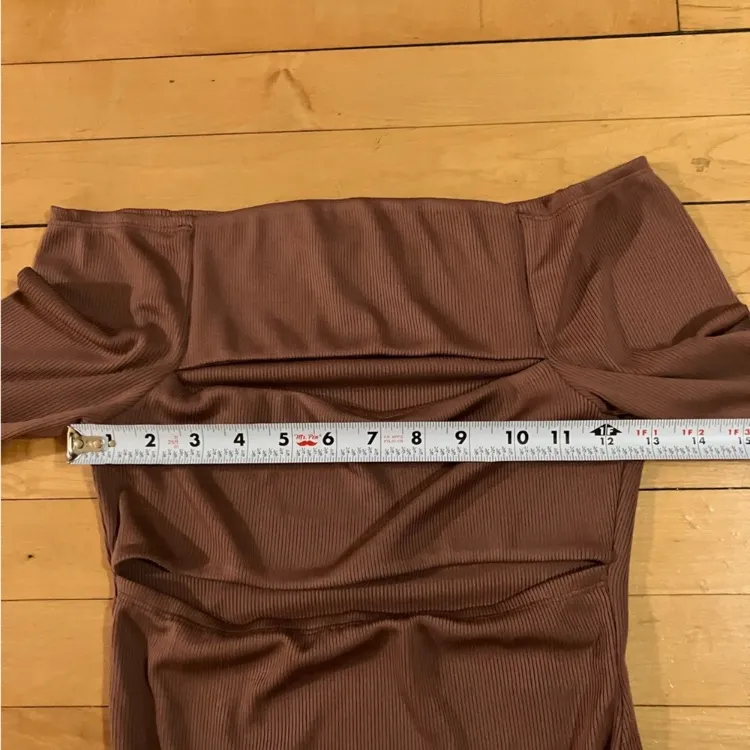 Camila Coehlo Shaelle Brick Mauve Bodysuit - Image 10