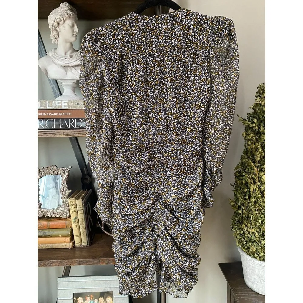 ASTR The Label Ruched Long Sleeve Minidress Black Women's Size XS - Image 12