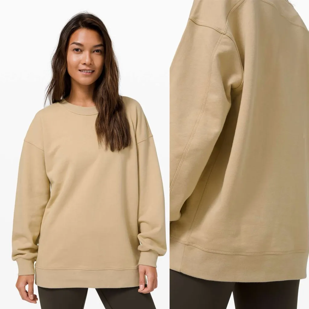 Lululemon Perfectly Oversized Crew Tan - Image 2