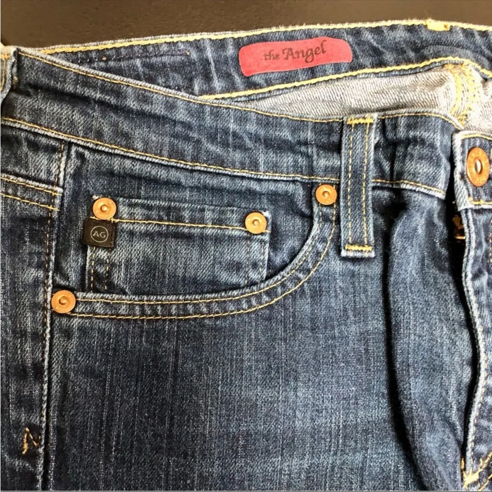 Vintage 90s Y2K  The Angel Bootcut Dark Wash Jeans size 29 - Image 5