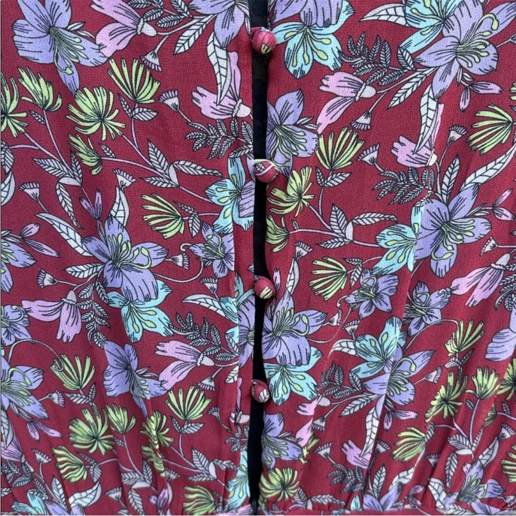 Like New Johnny Was JADE Sonny Dress Multi Pattern Floral Small Retail $345.00 - Image 10