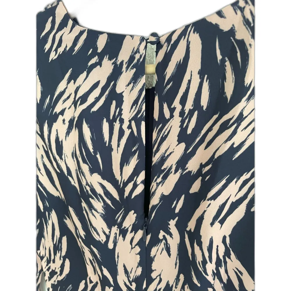 NEW Ali & Jay Women High Brow Jumpsuit Medium Pink Navy Wide Leg Chic Feminine - Image 5