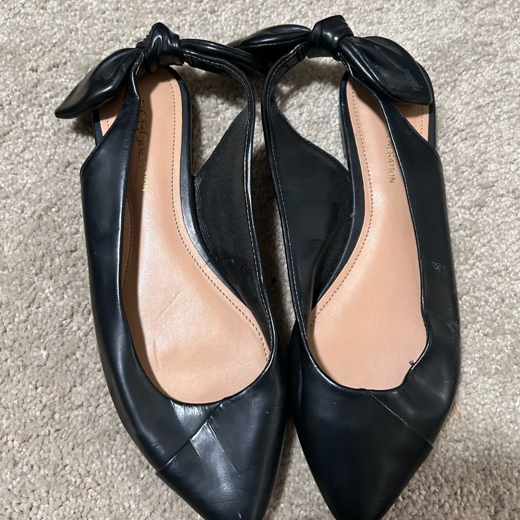 BCBG generation black flats 6.5 - Image 2