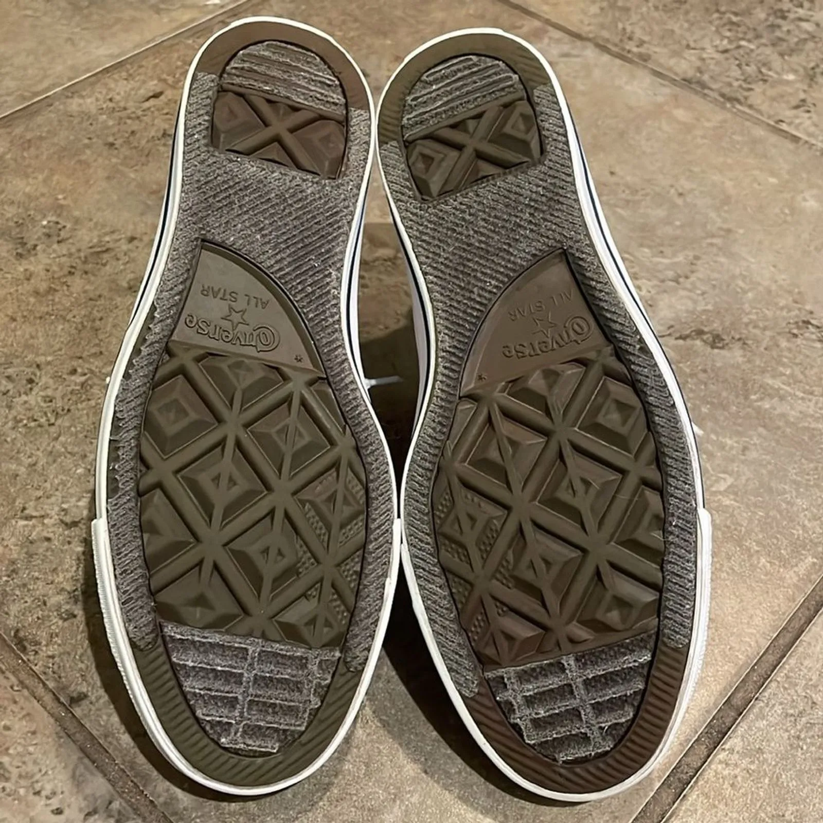 Converse Chuck Taylor All Star White Shorline Slip-onSneaker Shoes Womens Size 8 - Image 9