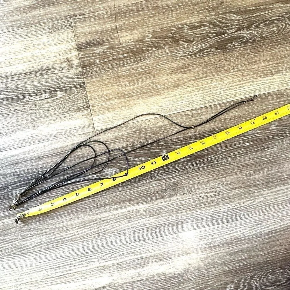 Iridescent multi strand lariat necklace - Image 8