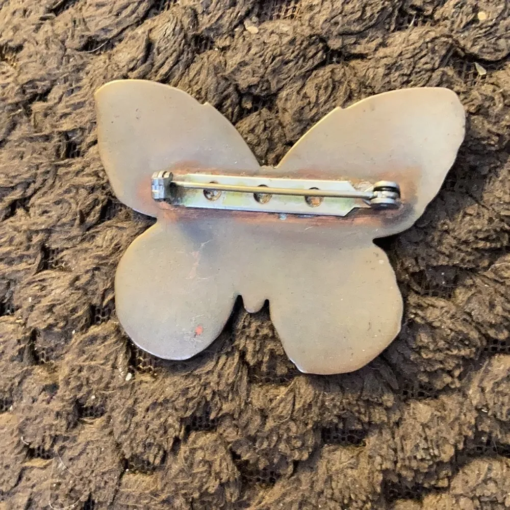 Handcrafted butterfly pin - Image 2